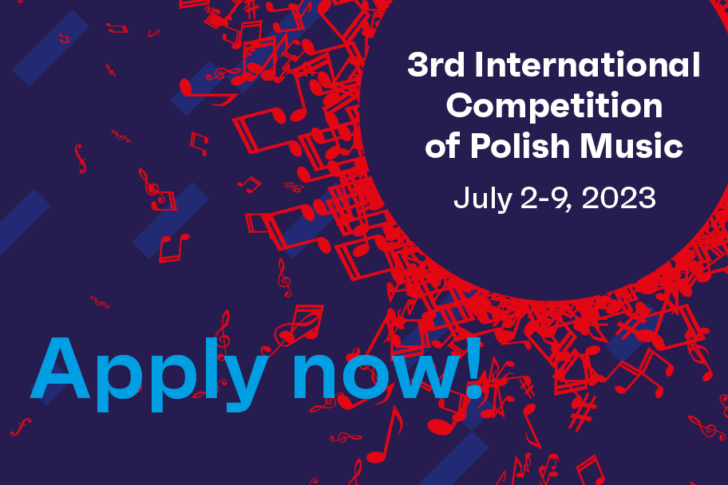 Zdjęcie: Call for applications for the 3rd International Competition of Polish Music is now underway