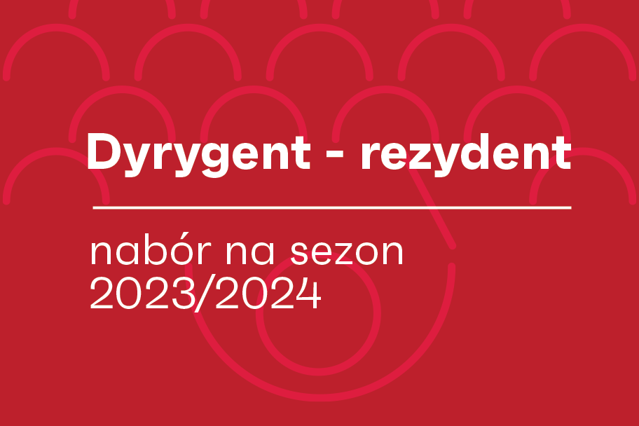 Zdjęcie: Dyrygent – rezydent sezon 2023/2024 – startuje nabór wniosków